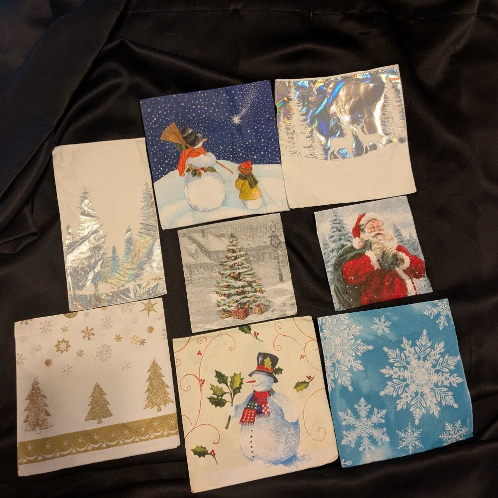 24 Napkins for decopauge, journaling, scrapbooking